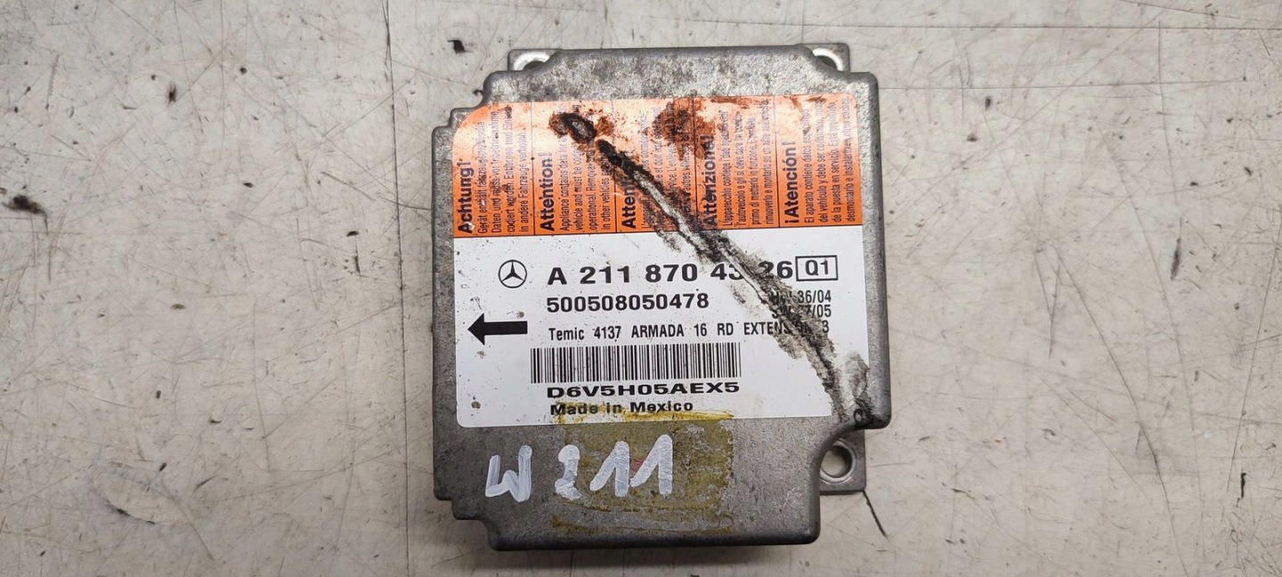 modulo airbag sensor airbag Mercedes W211