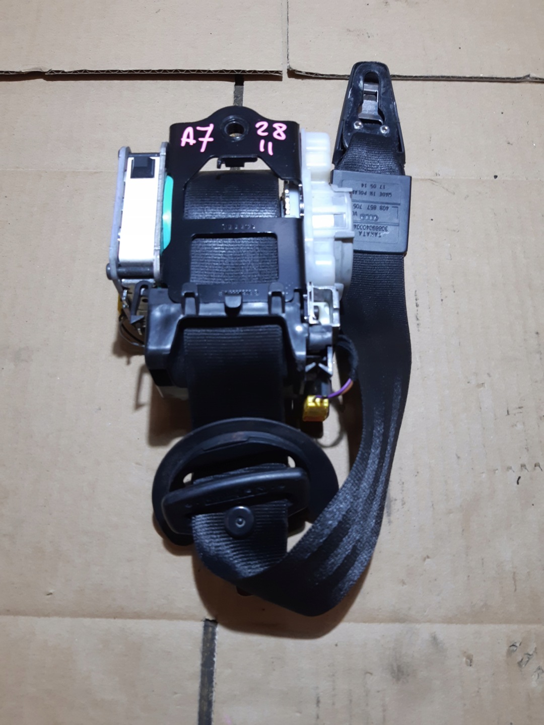 AUDI A7 4G Gurten Sicherheits links vorne 4G8857705F