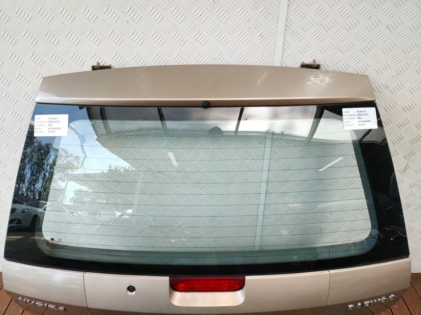 LACETTI NUBIRA II 04-12 KOMBI boot doors boot rear part colour 68U
