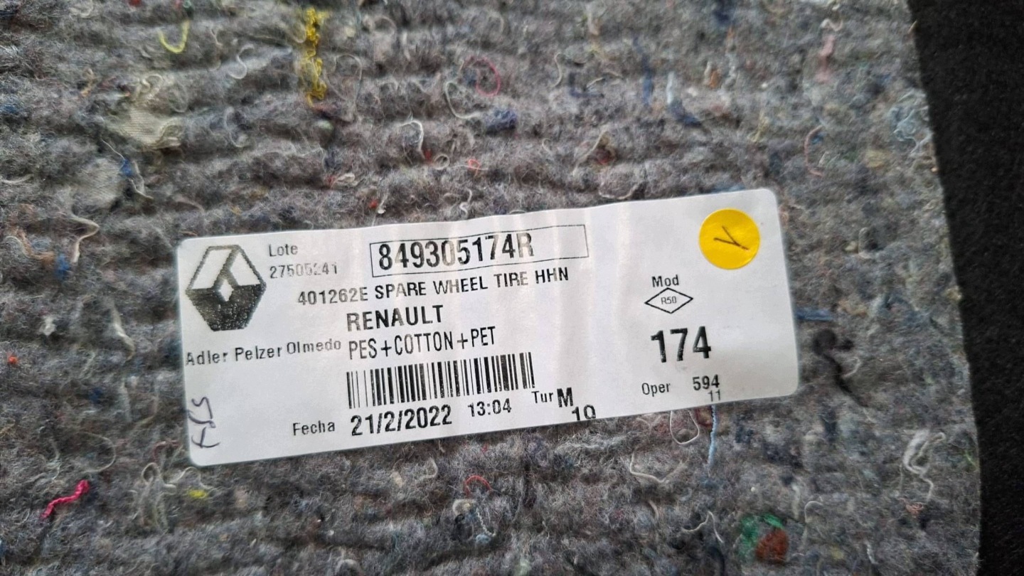 floor mata mats boot Renault Austral 849305174R