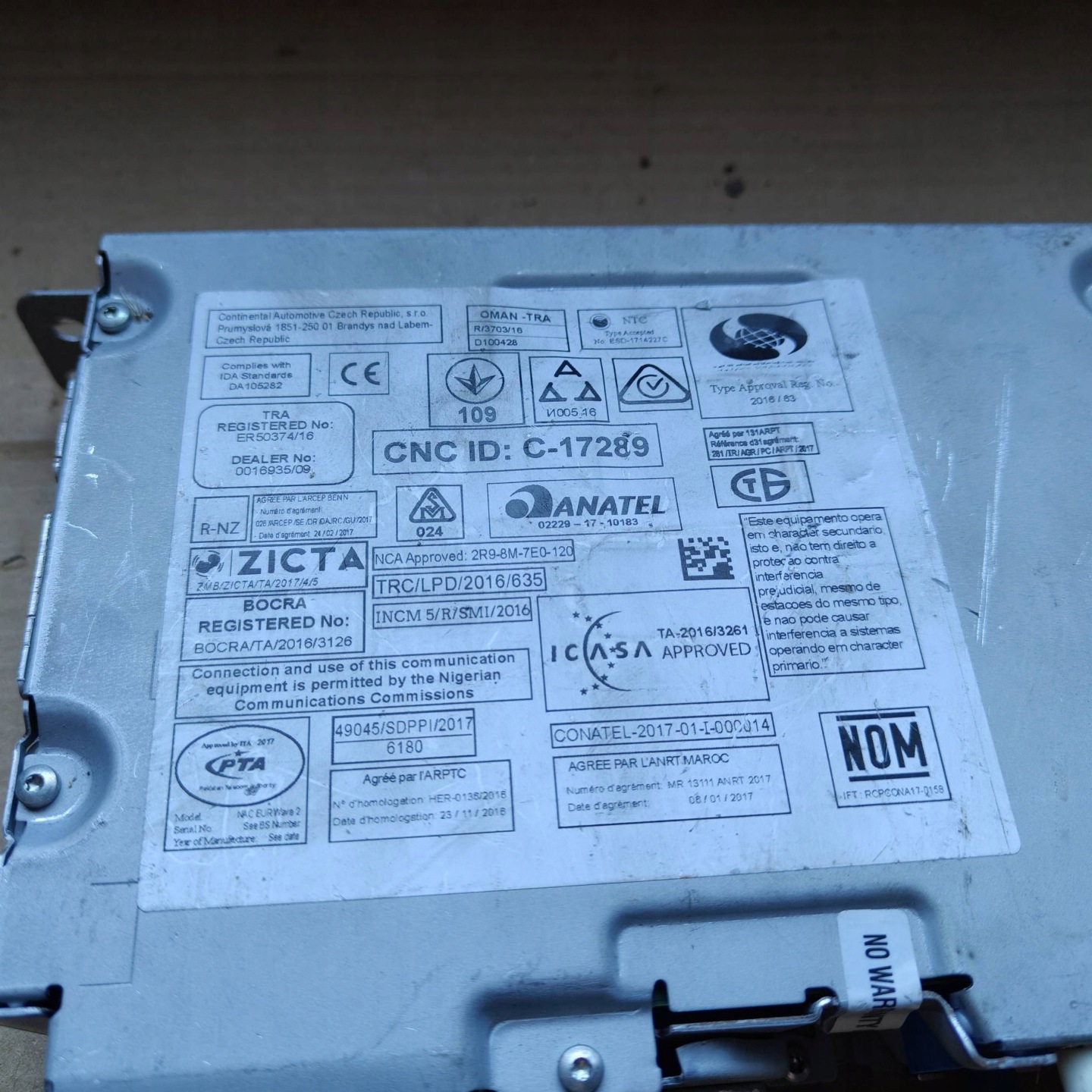 Stacja multimedialna Peugeot 308 9834626380