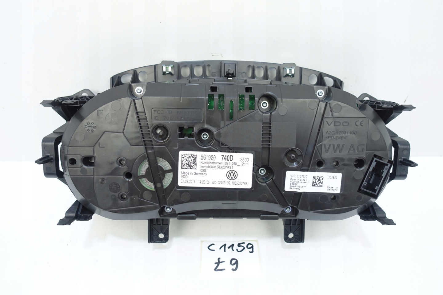 dials dials VW GOLF VII 7 5G 25944KM 5G1920740D