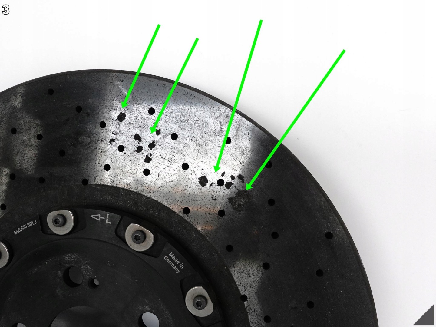 AUDI RS6 4G0 RS7 4G8 C7 disc CERAMICZNA front left 420X40