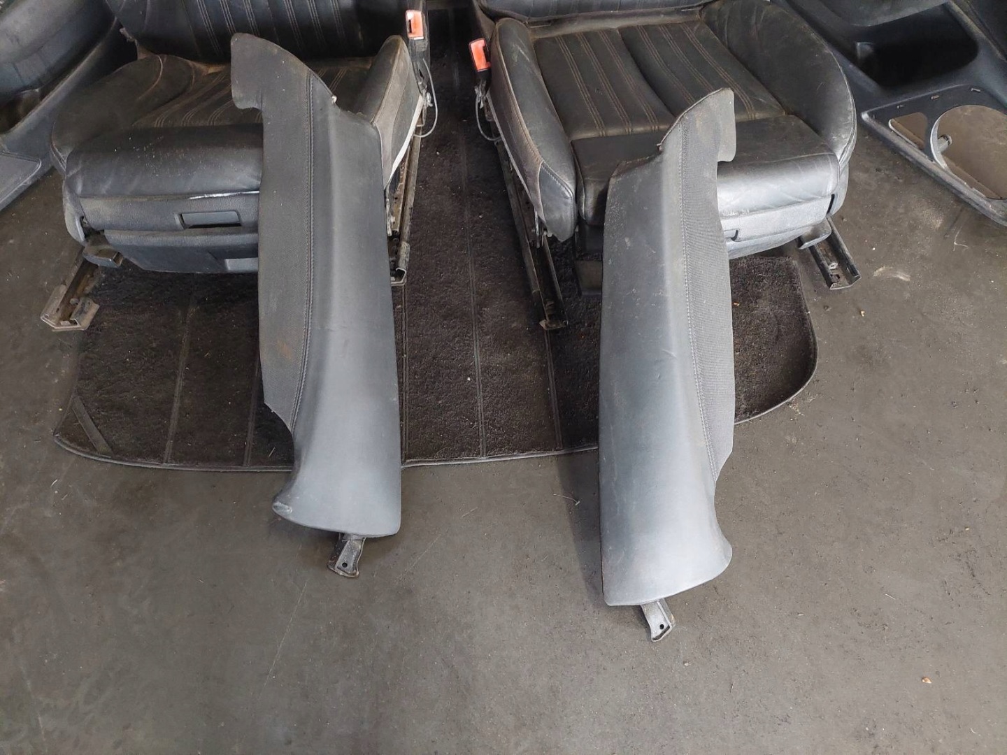 seats KOMPLET front seat rear part side + armrest AUDI A6 C7 sedan UK