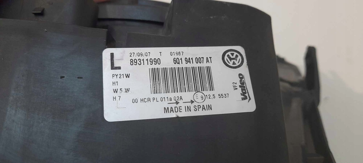 light left front VW POLO LIFT 9N 2005-2010 6Q1941007AT
