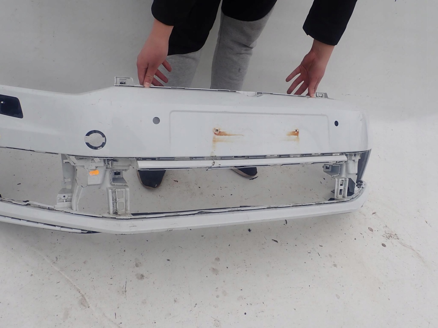 VW POLO V GTI LIFT 14-17 bumper front washer PDC
