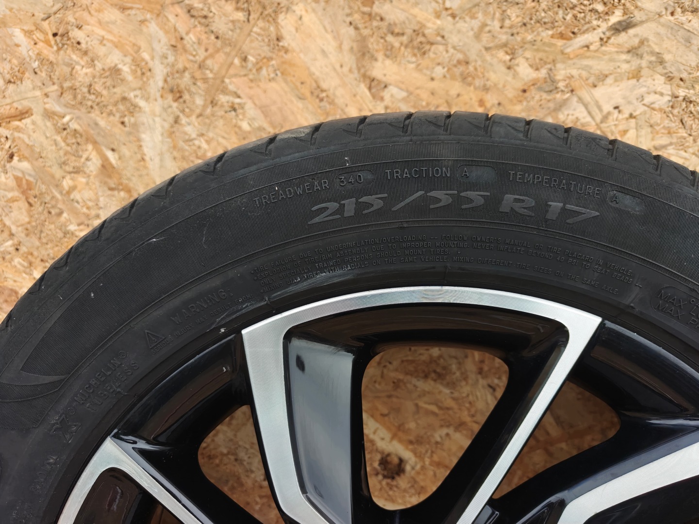 ruote cerchi MG ZX MICHELIN PRIMACY 3 215 55 17 7Jx17 ET41 10598024 2022 anno