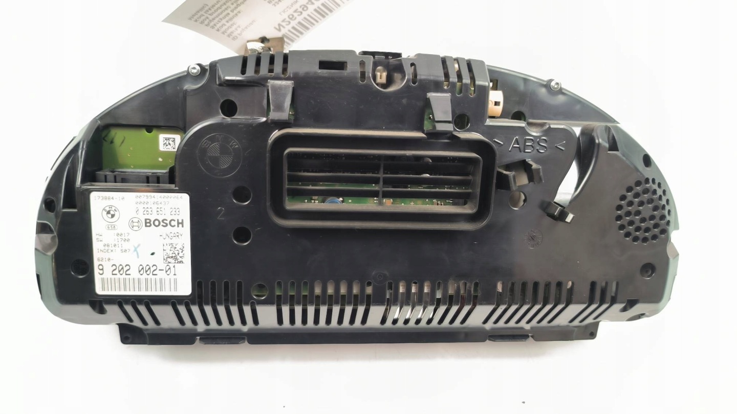 dials clock EU 9202002 BMW F01 730D