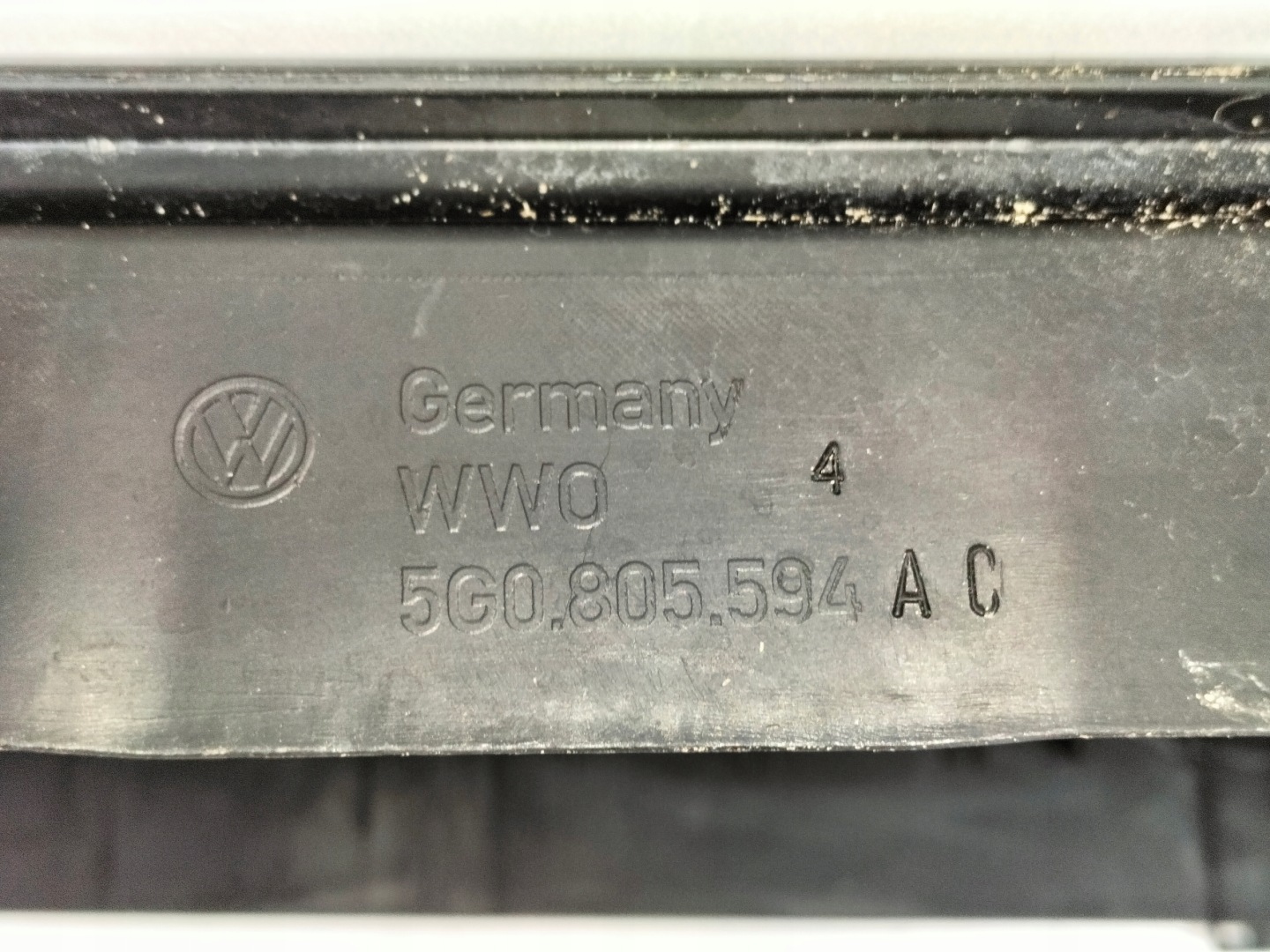support panel for radiators pillar front VW GOLF 7 VII 12