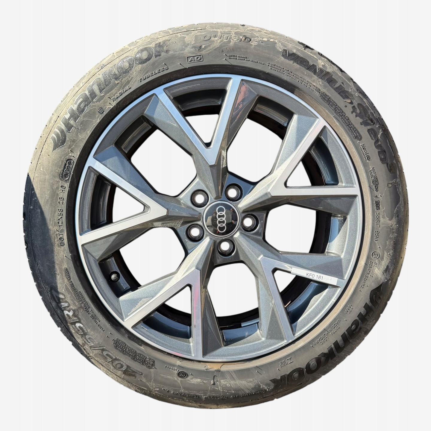 discs wheels tyres AUDI A1 HANKOOK 205/55/17" 4MM summer