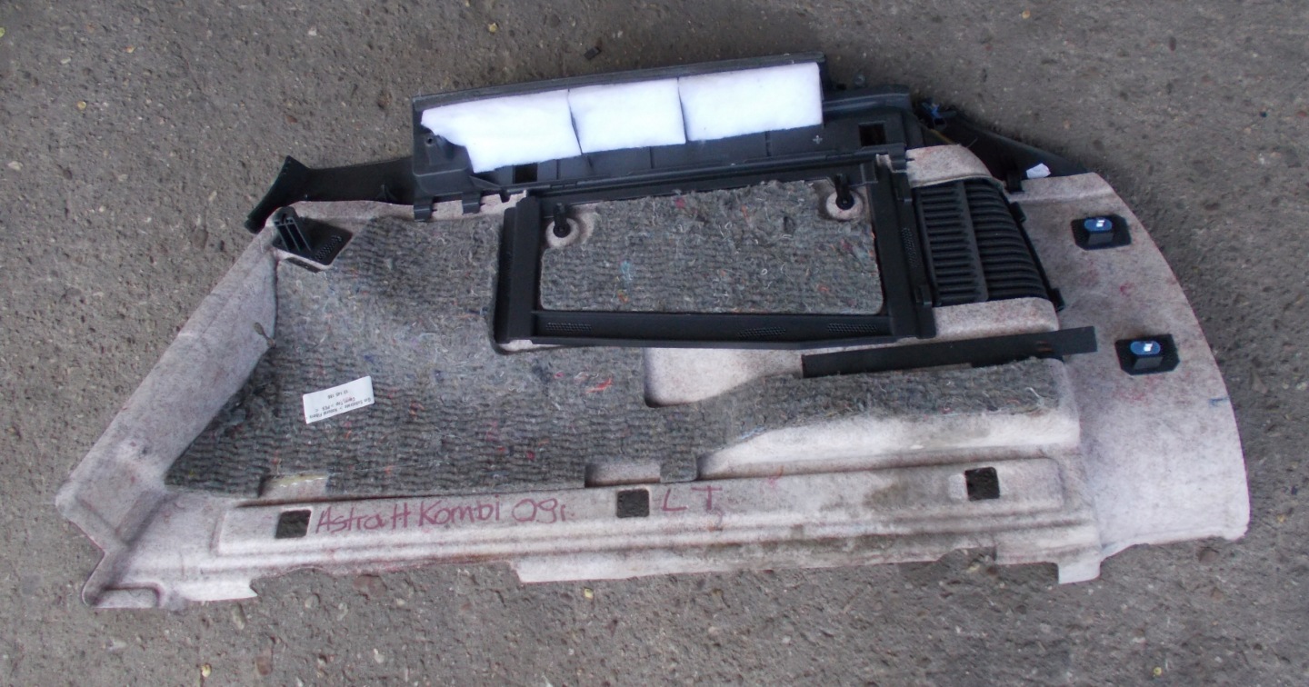 OPEL ASTRA H 1.6 09R boot upholstery left rear part 13145186
