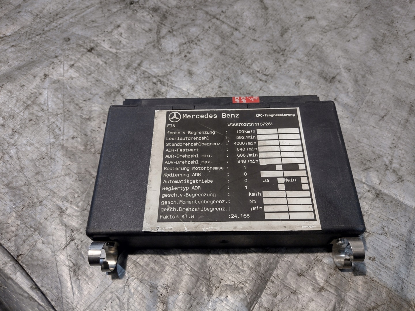 Bedienteil CPC/FR Mercedes-Benz A0014465802
