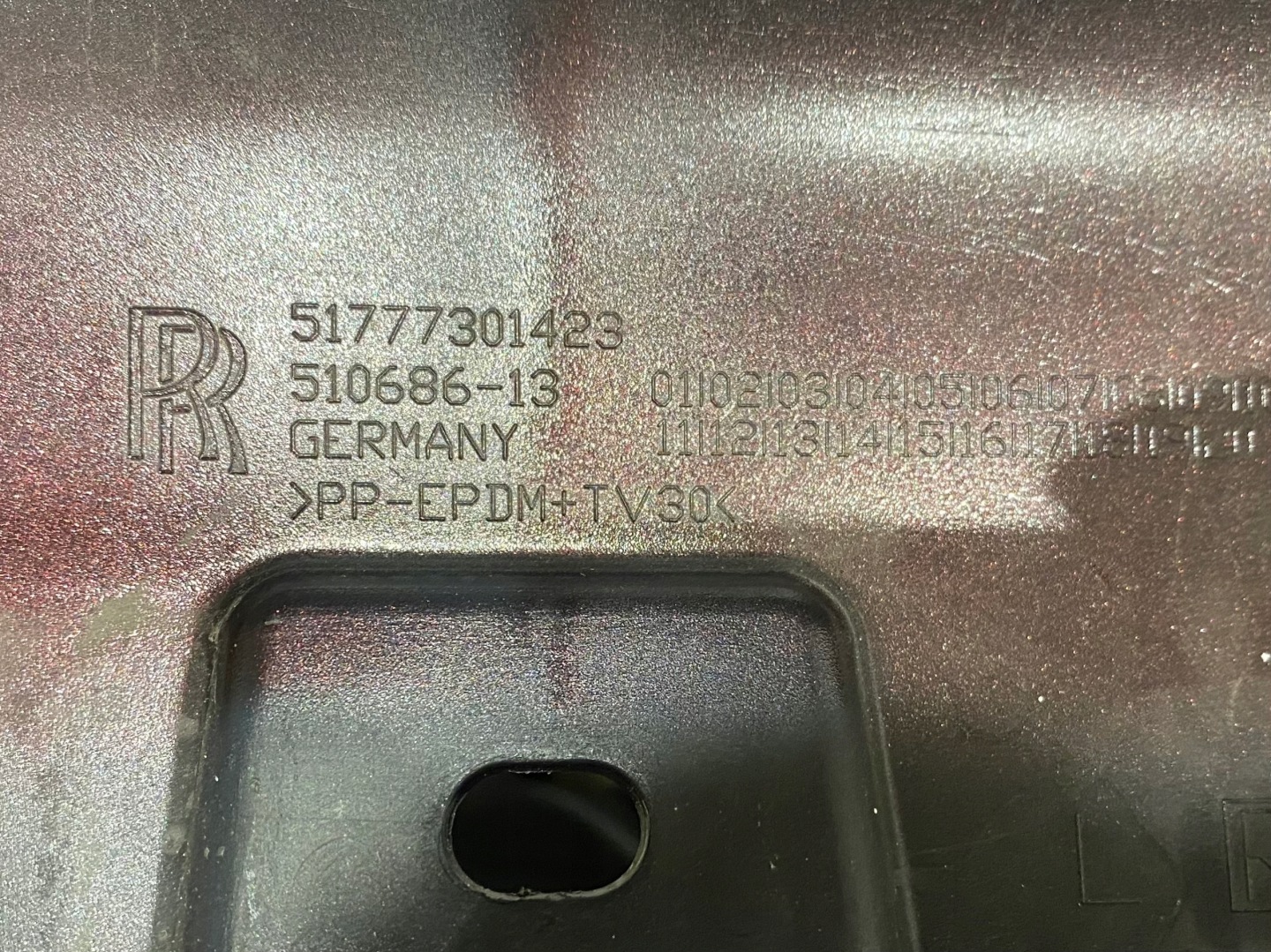 ROLLS ROYCE WRAITH lišta Prahová Prah 51777301423