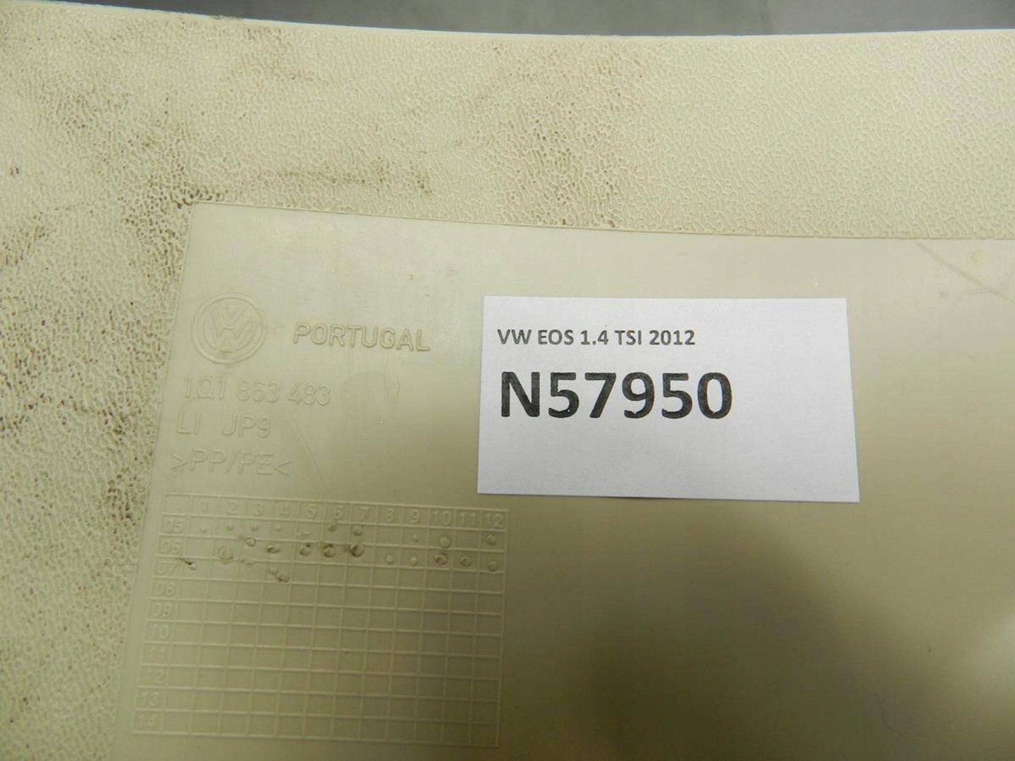 Volkswagen Eos cover of the threshold inner left 1Q1863483