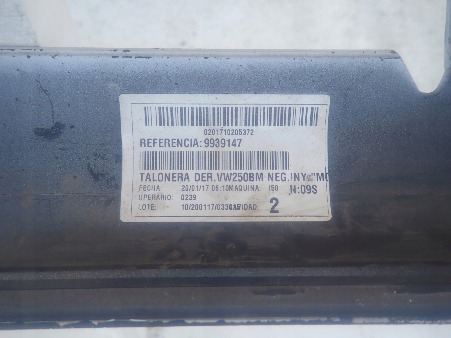 POLO V 6R GTI 09-14 threshold right moulding threshold