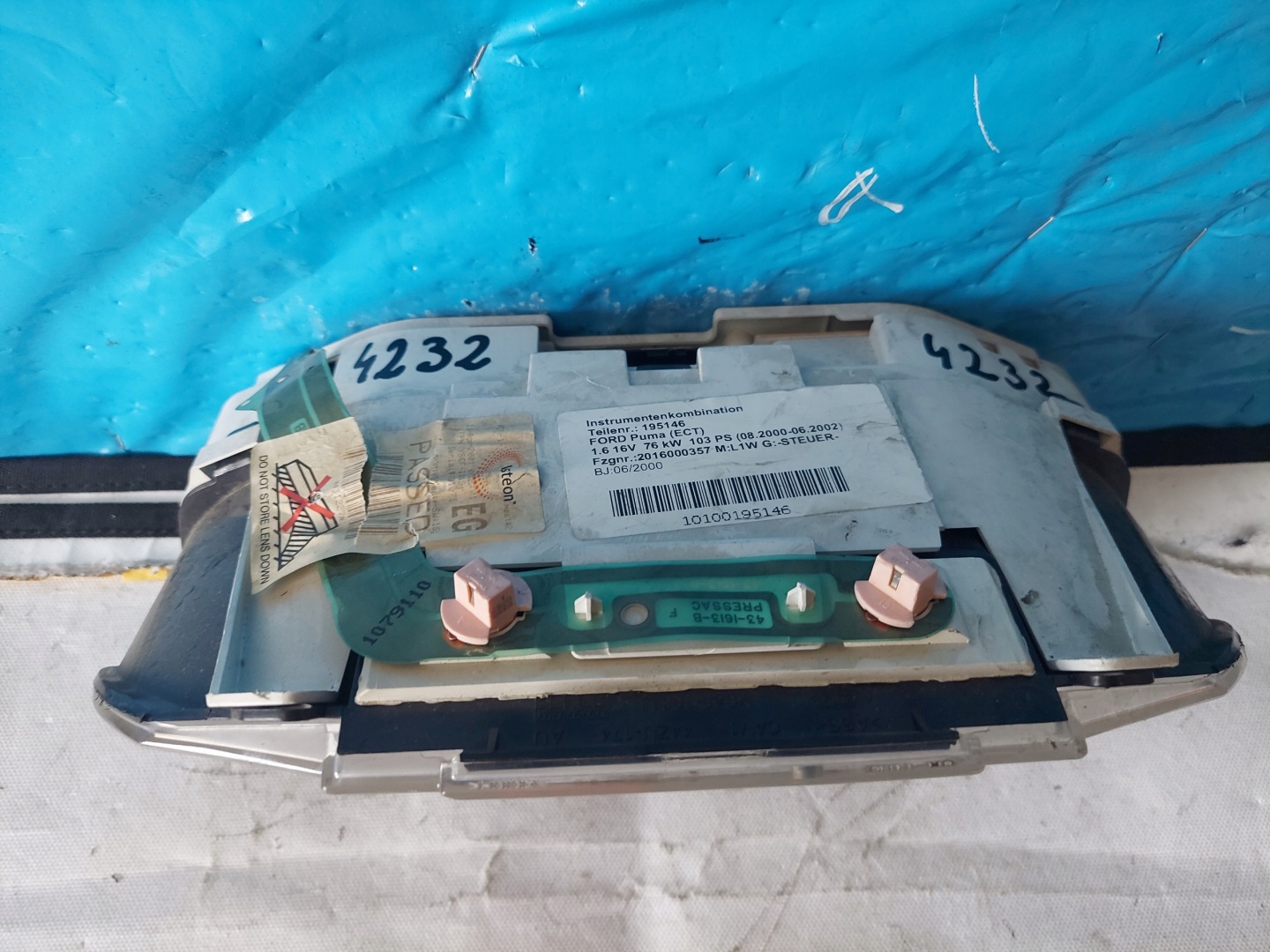 dials clock FORD PUMA 1.6 B YS6F-10849EG