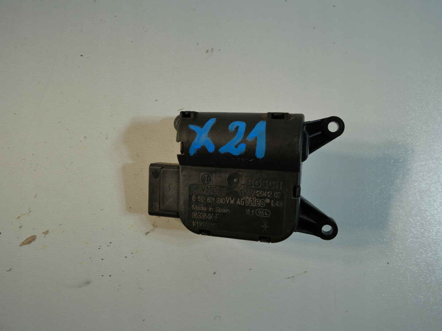 VW SEAT SKODA Micro moteur KLAP Bloc de chauffage complet 1K1907511C