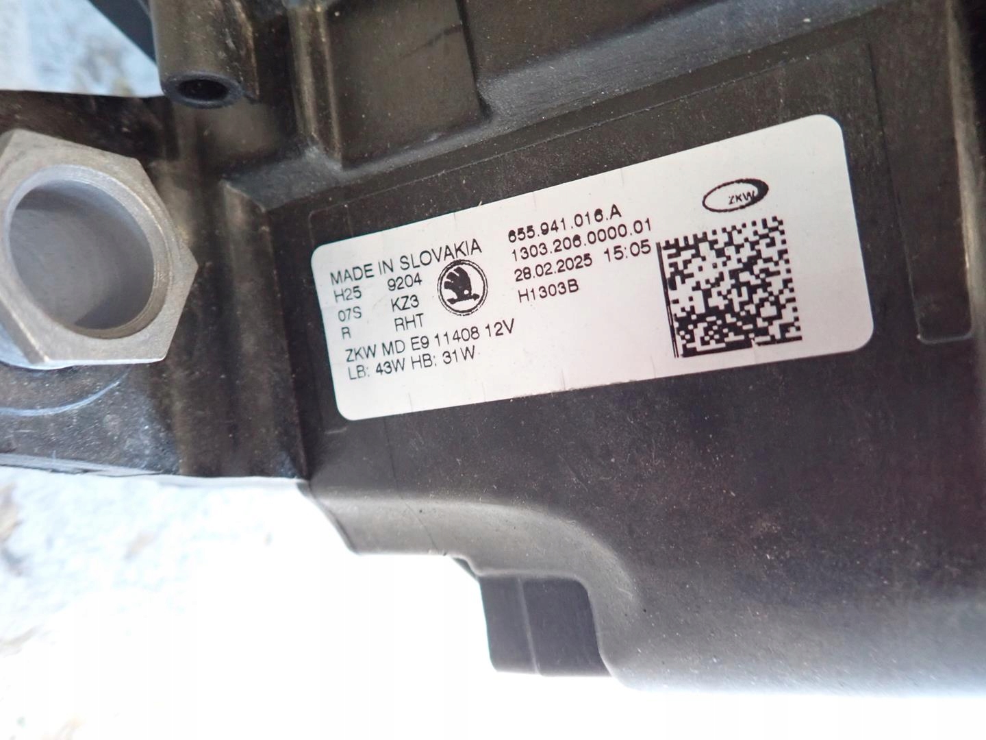 light front front right SKODA SCALA LIFT 2023- FULL LED 655941016A