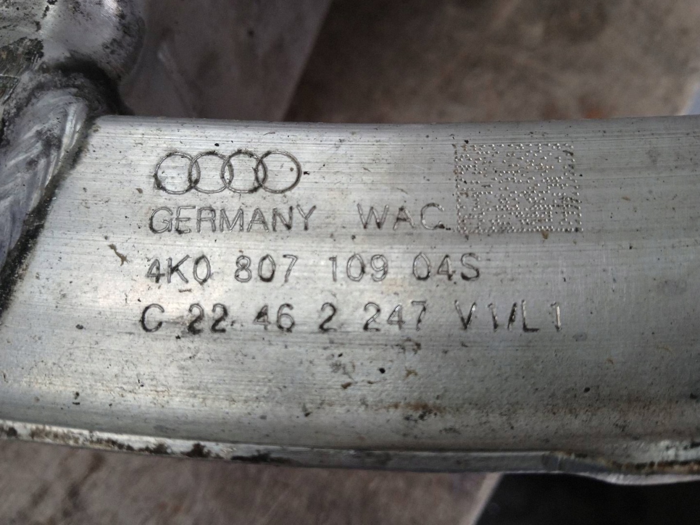bumper support front AUDI A6 C8 4K 4K080710904