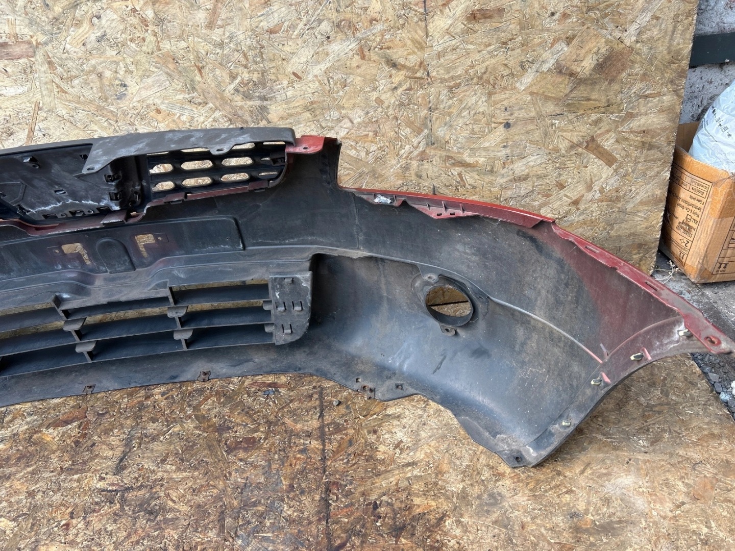 bumper front front Nissan Qashqai J10 pomaranczowy