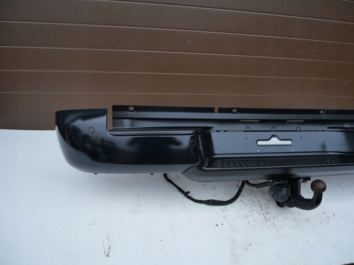 VW AMAROK 2H rear bumper towing PDC black 2H7807421