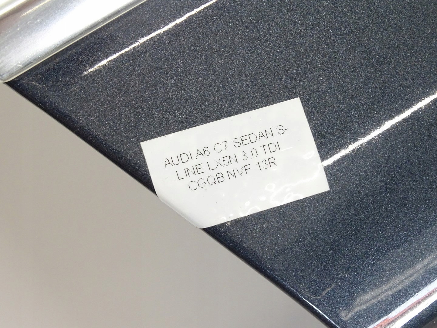 DOOR RIGHT FRONT FRONT AUDI A6 C7 LX5N