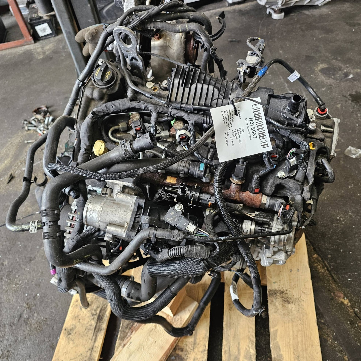Motore completo BKRA 2.0 ECOBLUE RWD TRANSIT MK8