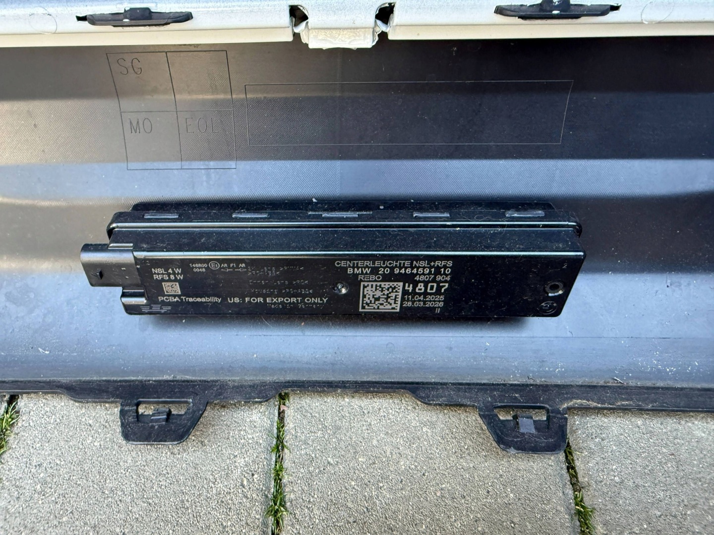 Bmw 5 G60 Sedan Basic lökhárító far hátsó