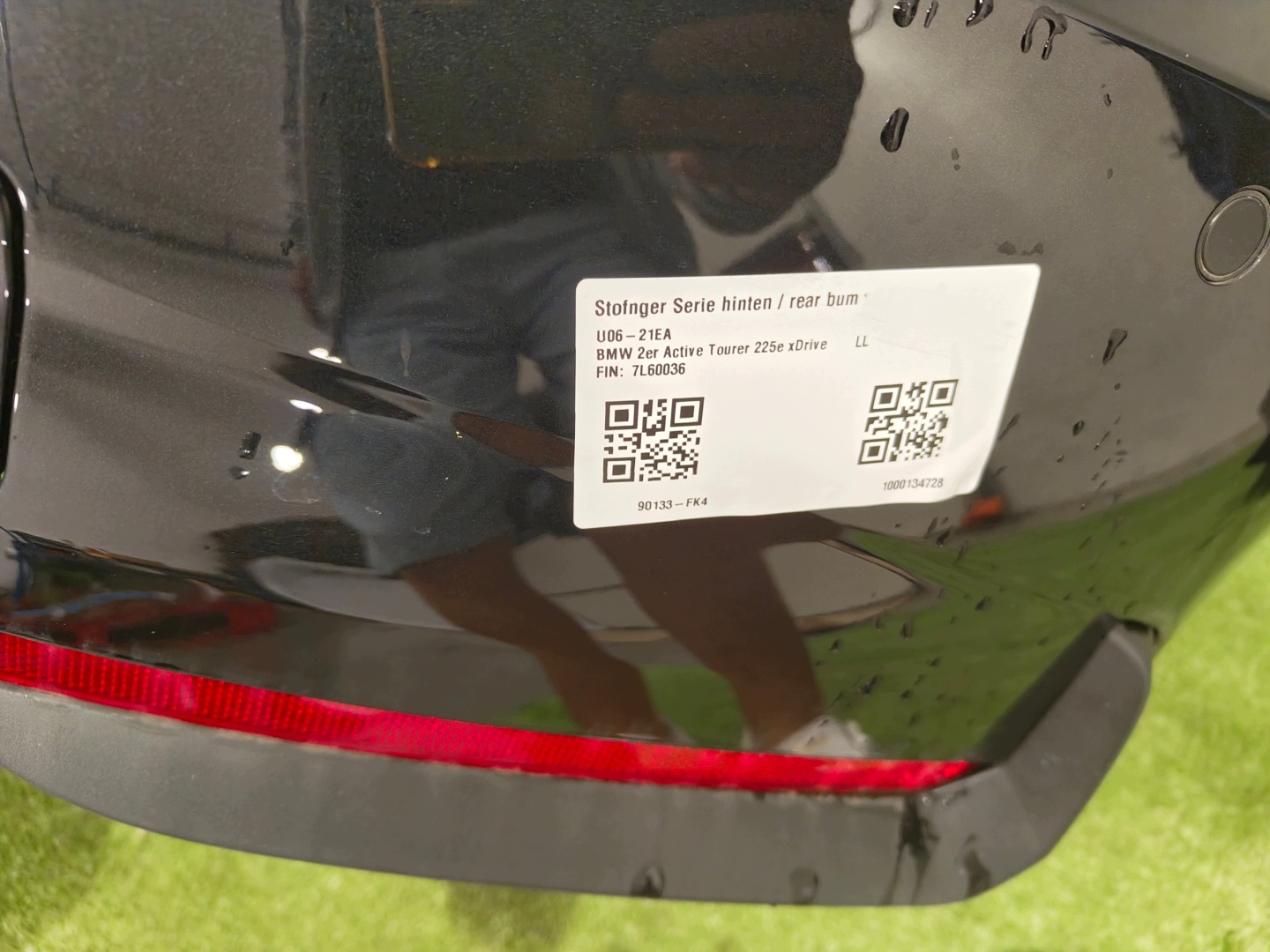 BMW 2 U06 ACTIVE TOURER bumper rear part 475 6PDC below towing