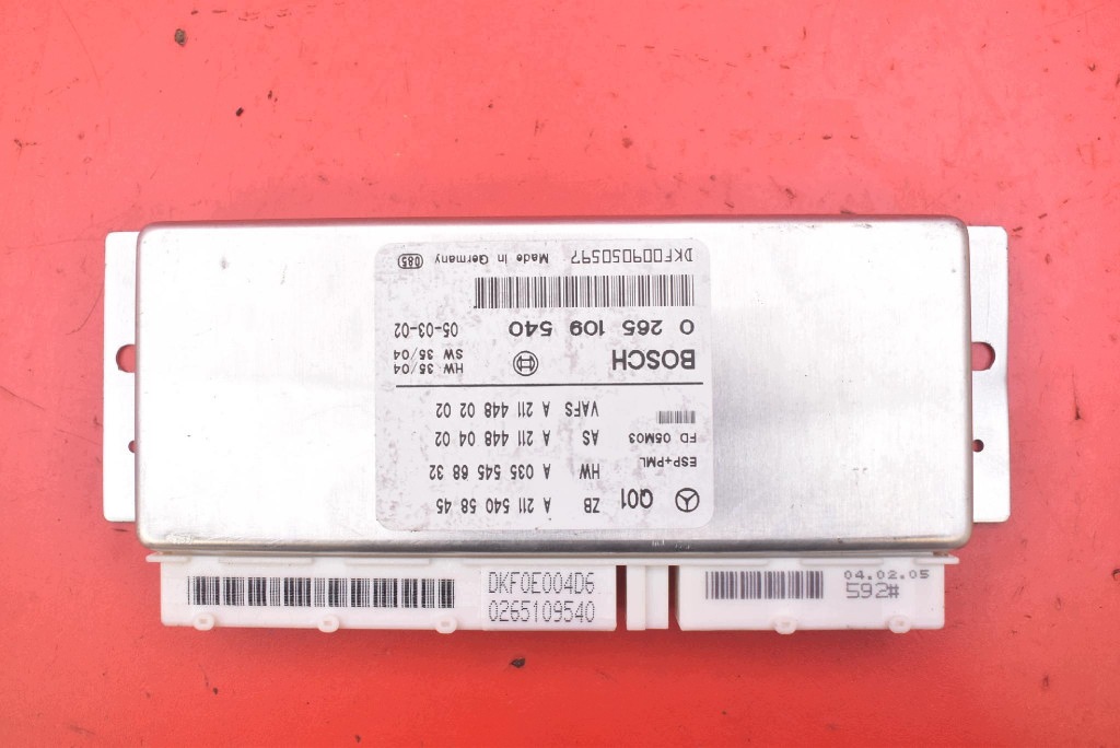 control unit module ESP A2115405845 MERCEDES E-class W211 1.8 compressor; 163 KM