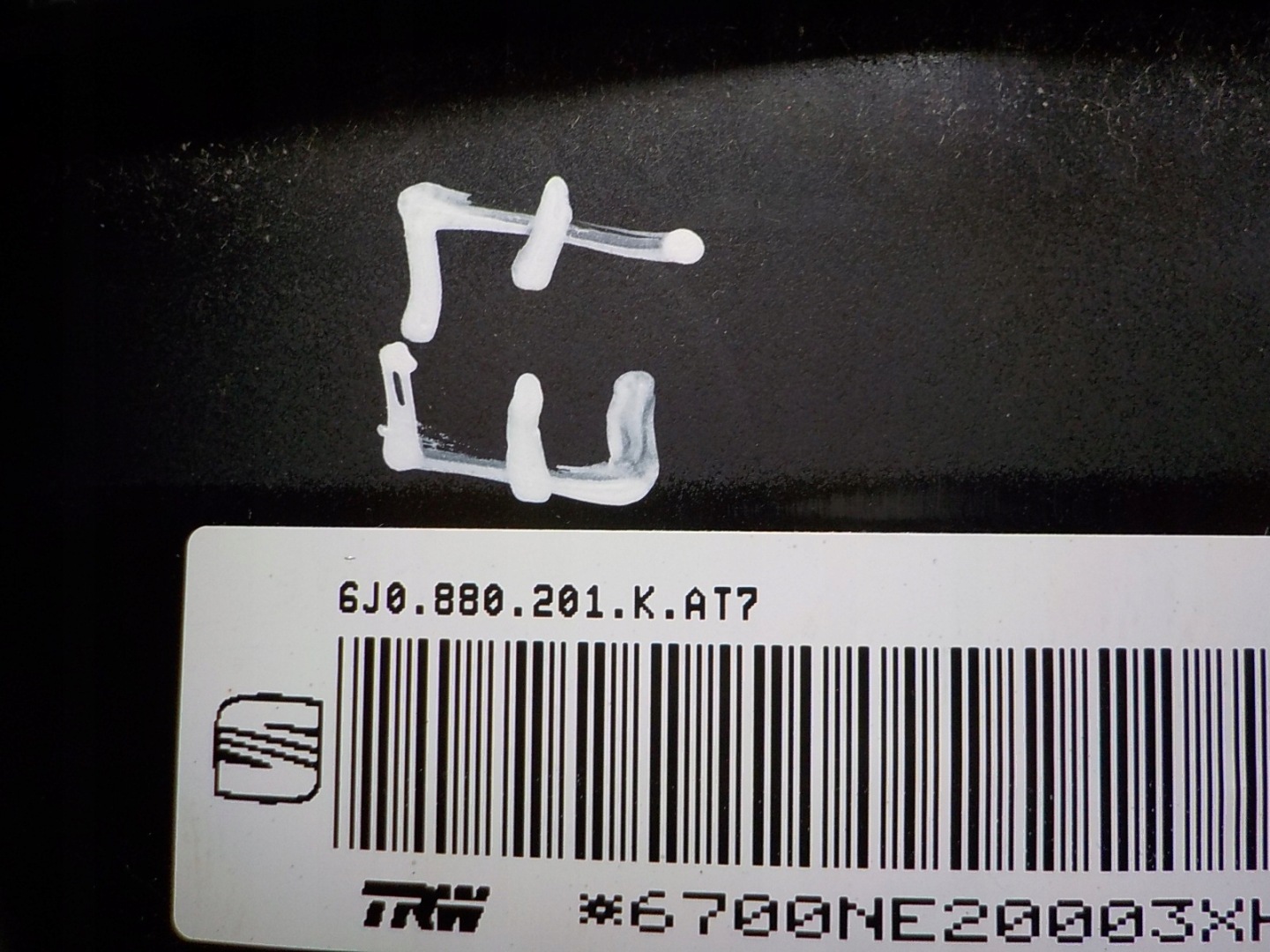 SEAT IBIZA IV Airbag Deckel AIR BAG