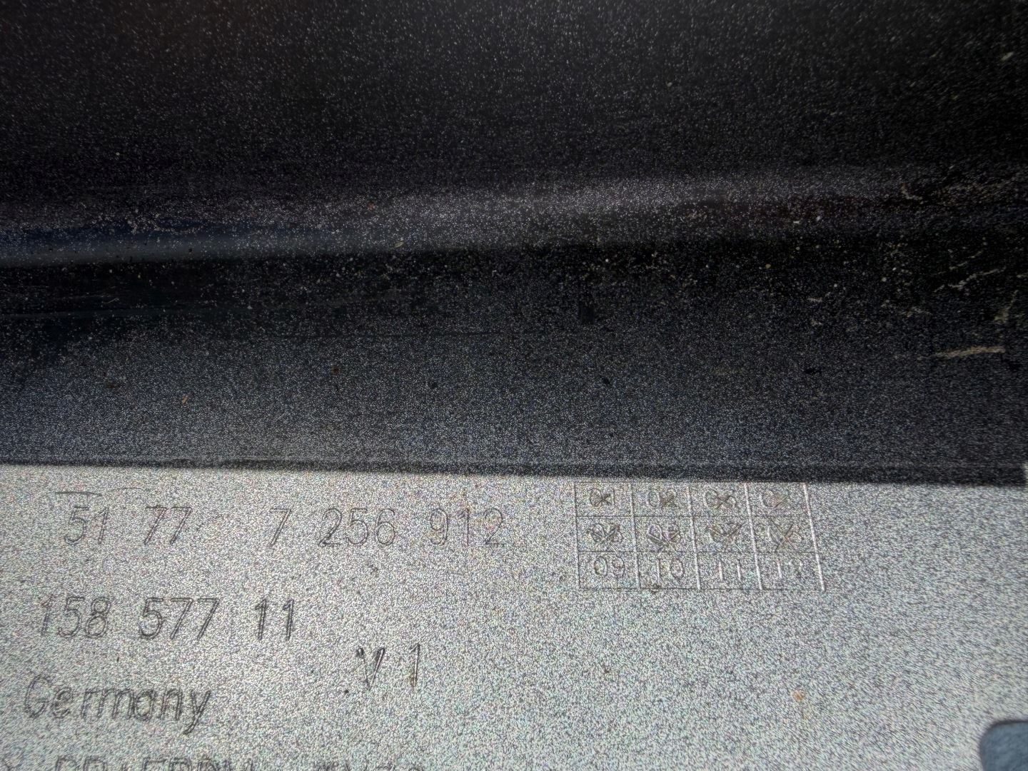 moulding threshold right BMW 3 F30 F31 7256912