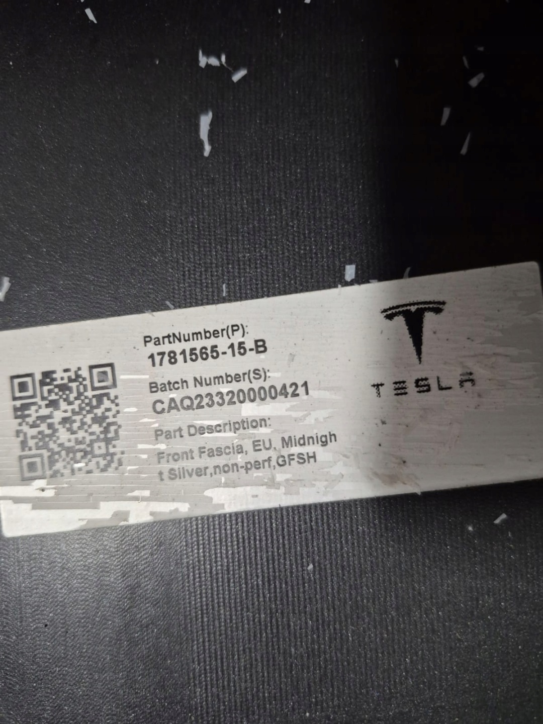 TESLA MODEL 3 LIFT 23-> bumper front front