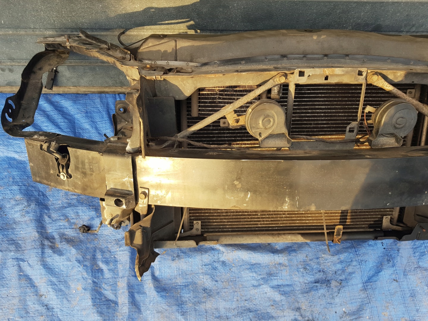 support panel for radiators radiator MERCEDES SL R230 W230 500 5.0 V8