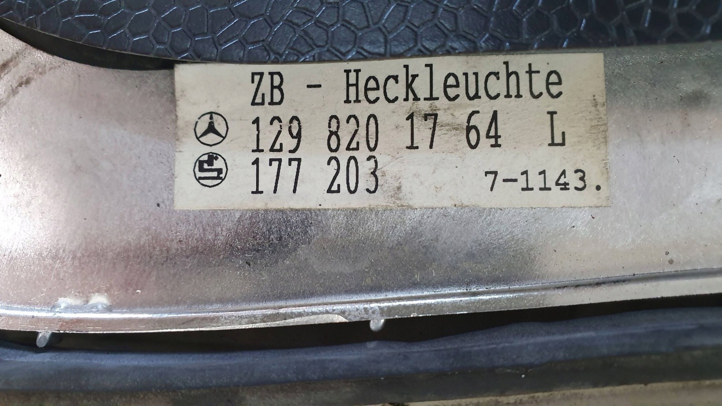 light rear part left 1298201764 MERCEDES SL R129 W129 89