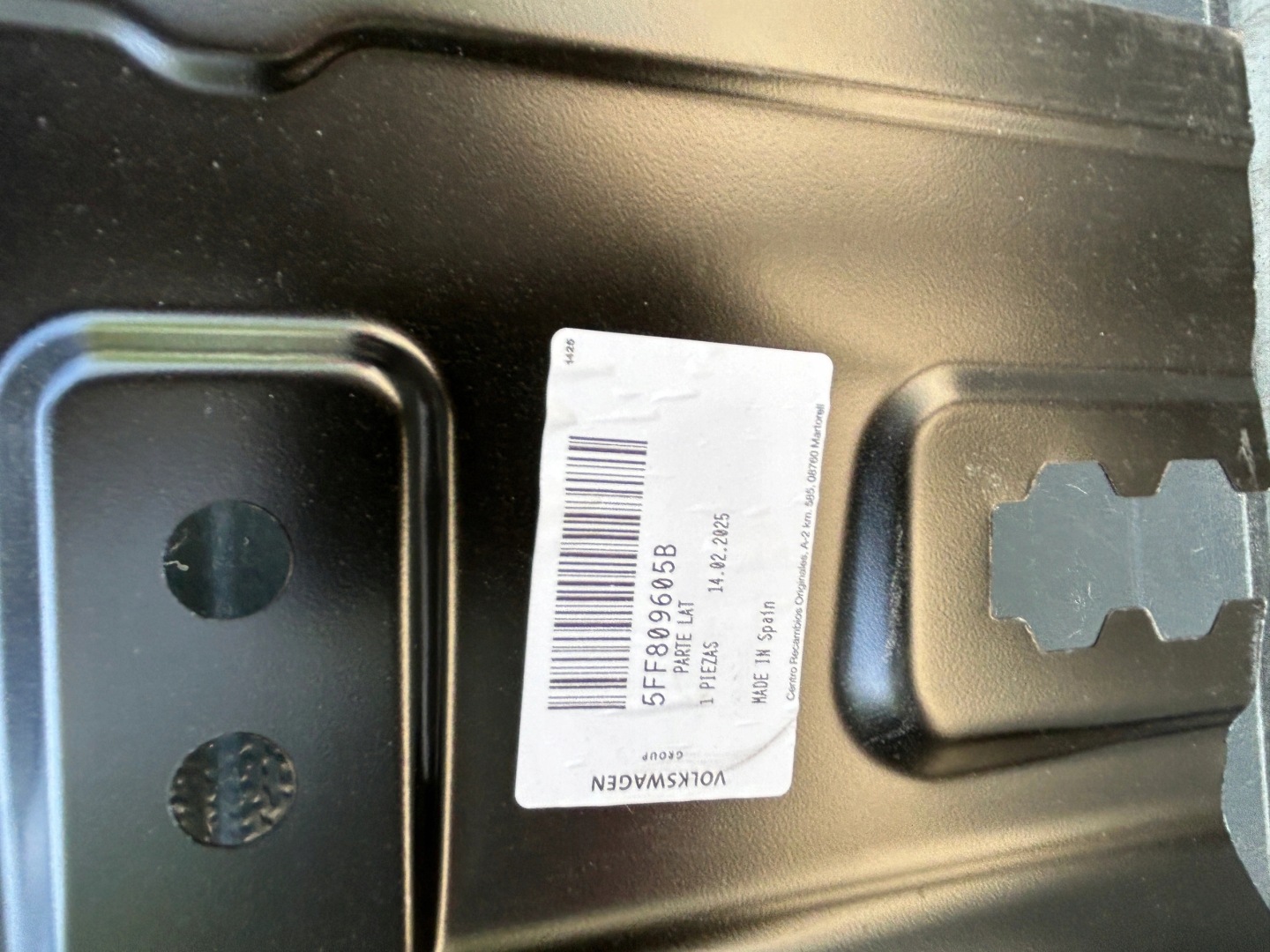 CUPRA FORMENTOR fender bok pillar B threshold left front 5FF809605B