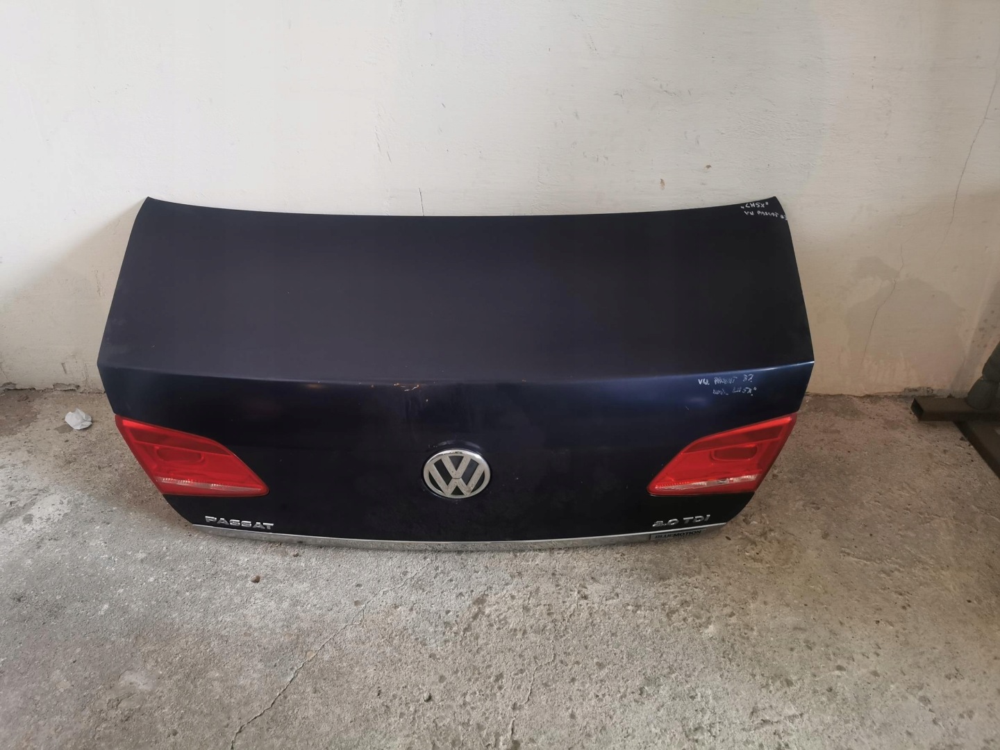 trunk door boot complete VW PASSAT B7 LH5X sedan 10-14