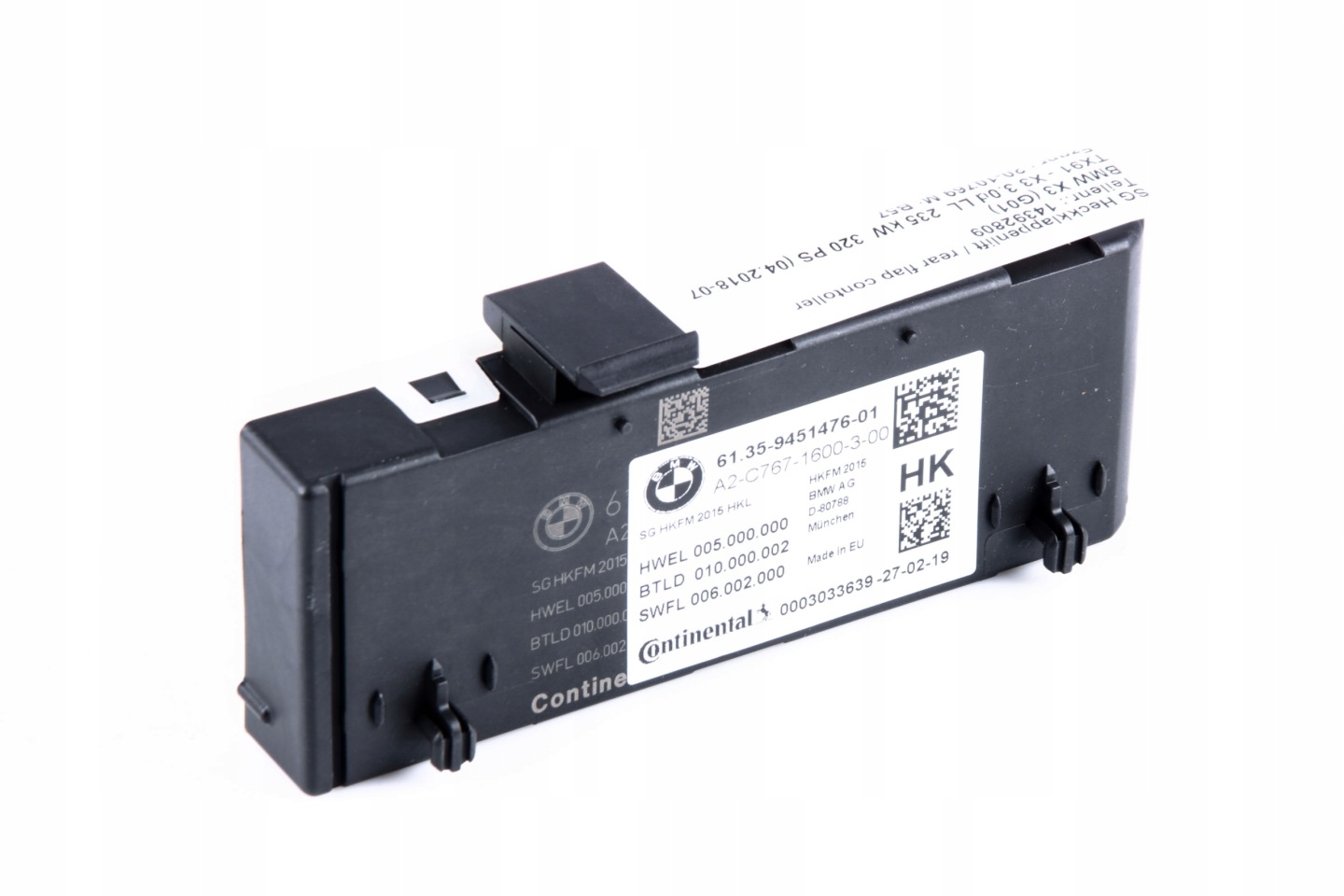 BMW G01 G02 modul Bedienteil hinten heckklappe 9451476