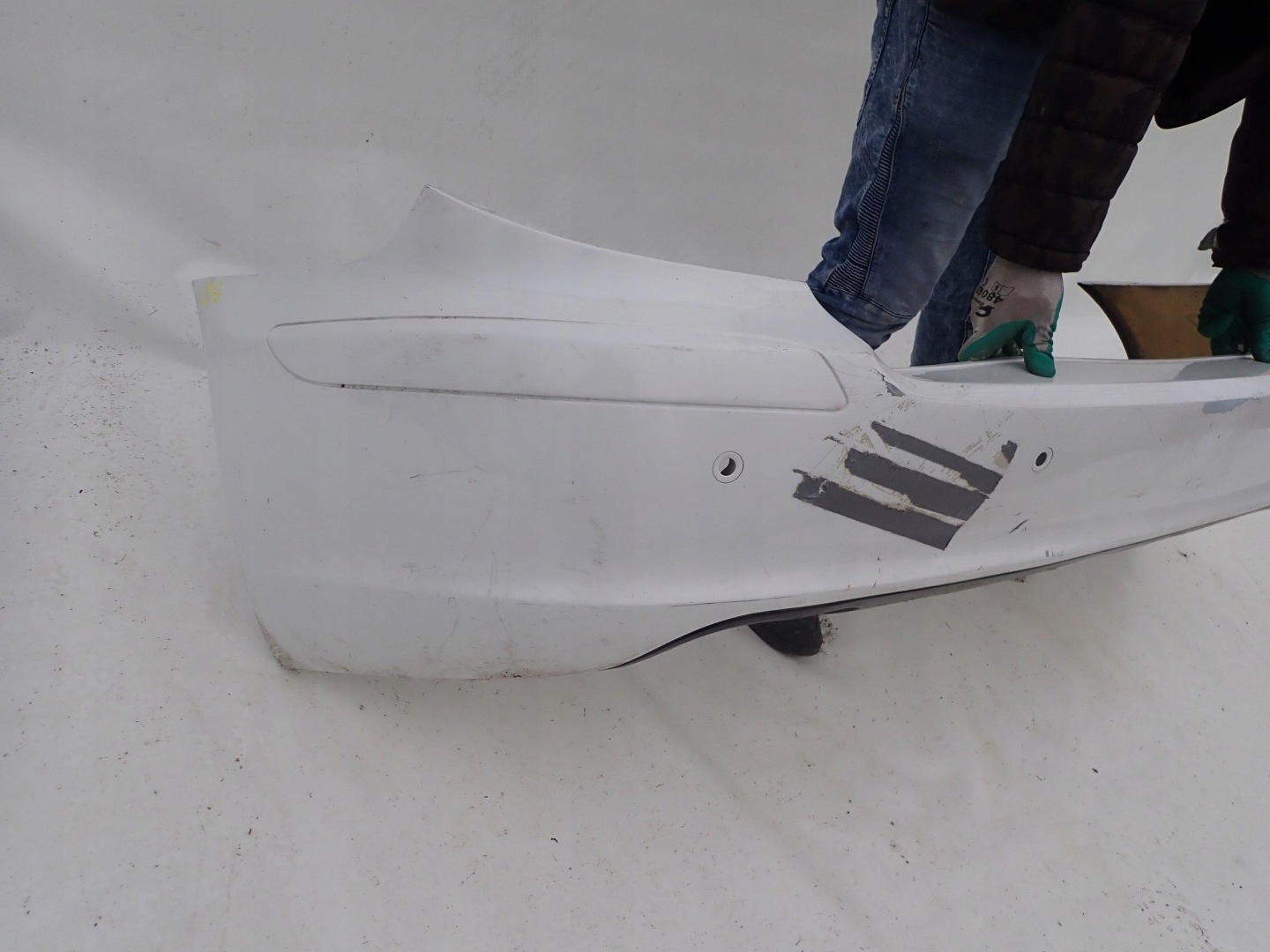 MERCEDES R-class 05-09 bumper rear part rear PDC towing