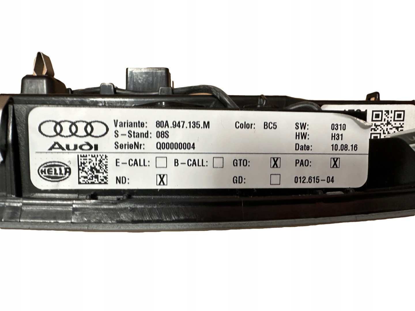 AUDI Q5 80A FANALE interna LED 80A947135M