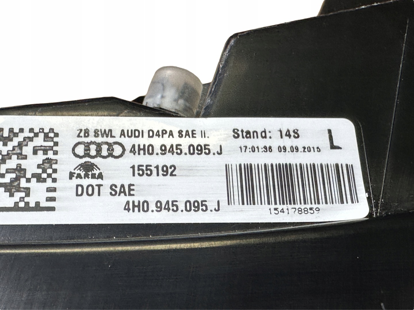 AUDI A8 4H D4 LIFT light left rear part 4H0945095J USA