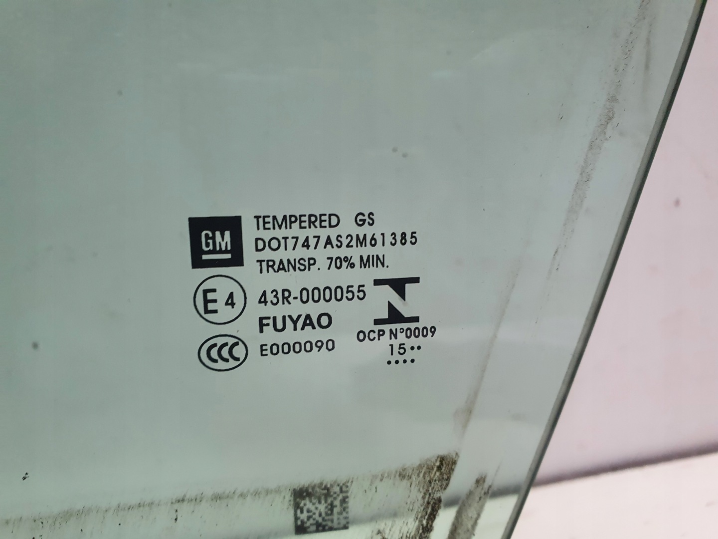 OPEL ASTRA K window door left front 15