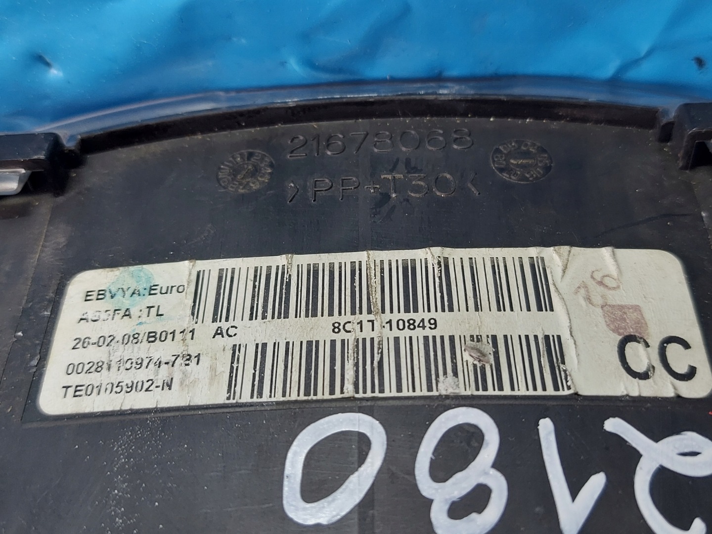 dials clock FORD TRANSIT 2.4 D 8C1T10849