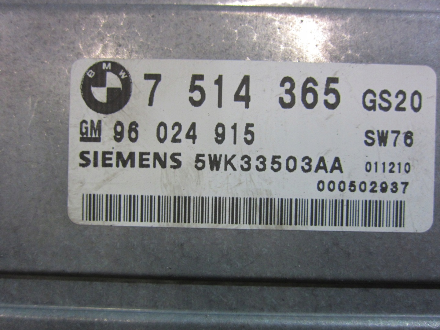 BMW E46 E39 E53 Centralina cambio ingranaggi 7514365
