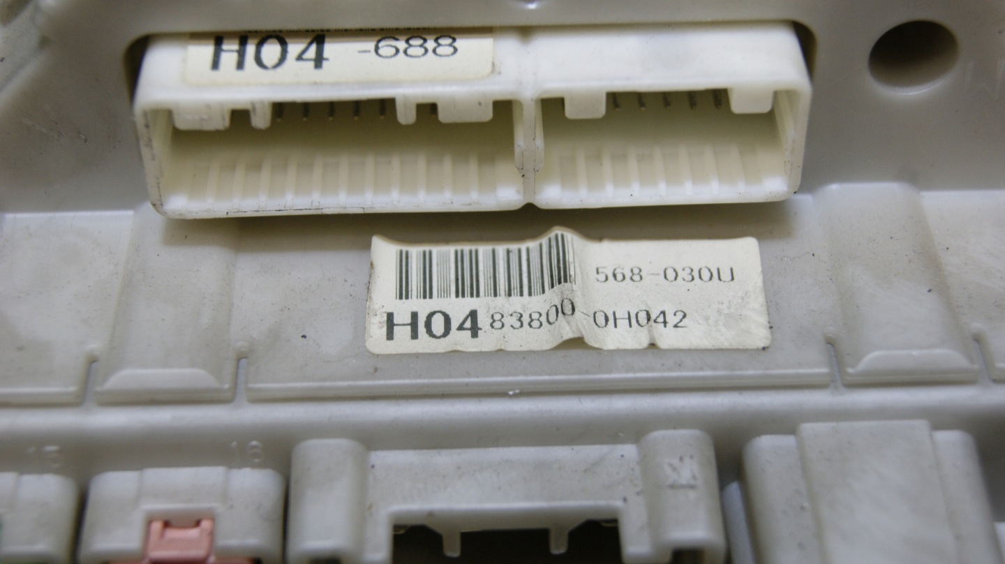 dials dials TOYOTA AYGO 83800-0H042