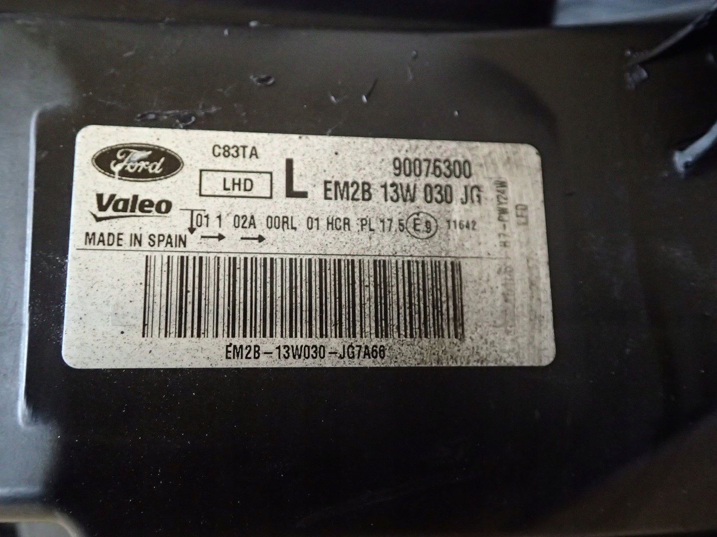 light left REFLEKTOR left FORD S MAX MK2 LED 15