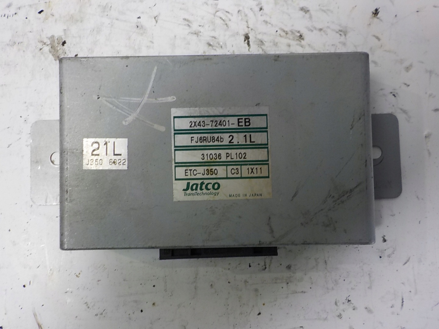 JAGUAR X-TYPE computer control unit gearboxes 2X43-72401-EB FJ6RU84B 2.1 L