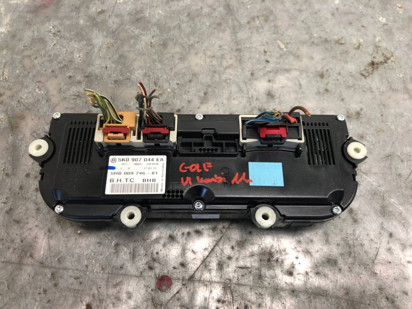 air conditioning control panel VW GOLF VI KOMBI 5K0907044EA