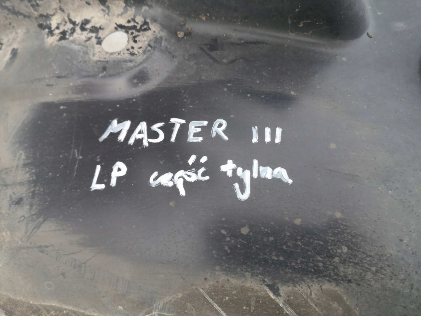 mudguard left front part rear RENAULT MASTER III