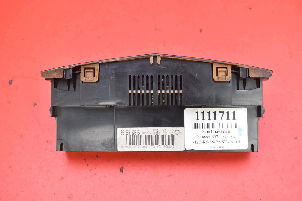 control panel air conditioning devices KLIMY 96295526GV PEUGEOT 607 00-04